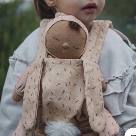 Olli Ella Dozy Daydream Dinkum Easter Bugsy Hopscotch Baby Doll Lovey - Picture 2 of 6